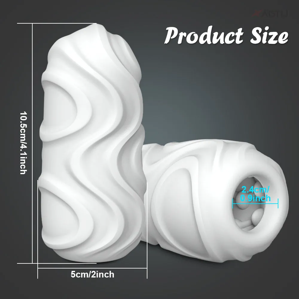 Silicone Pocket Pussy Cock Sleeve - Lifelike Vagina Penis Masturbation Cup Sex Toys for Men