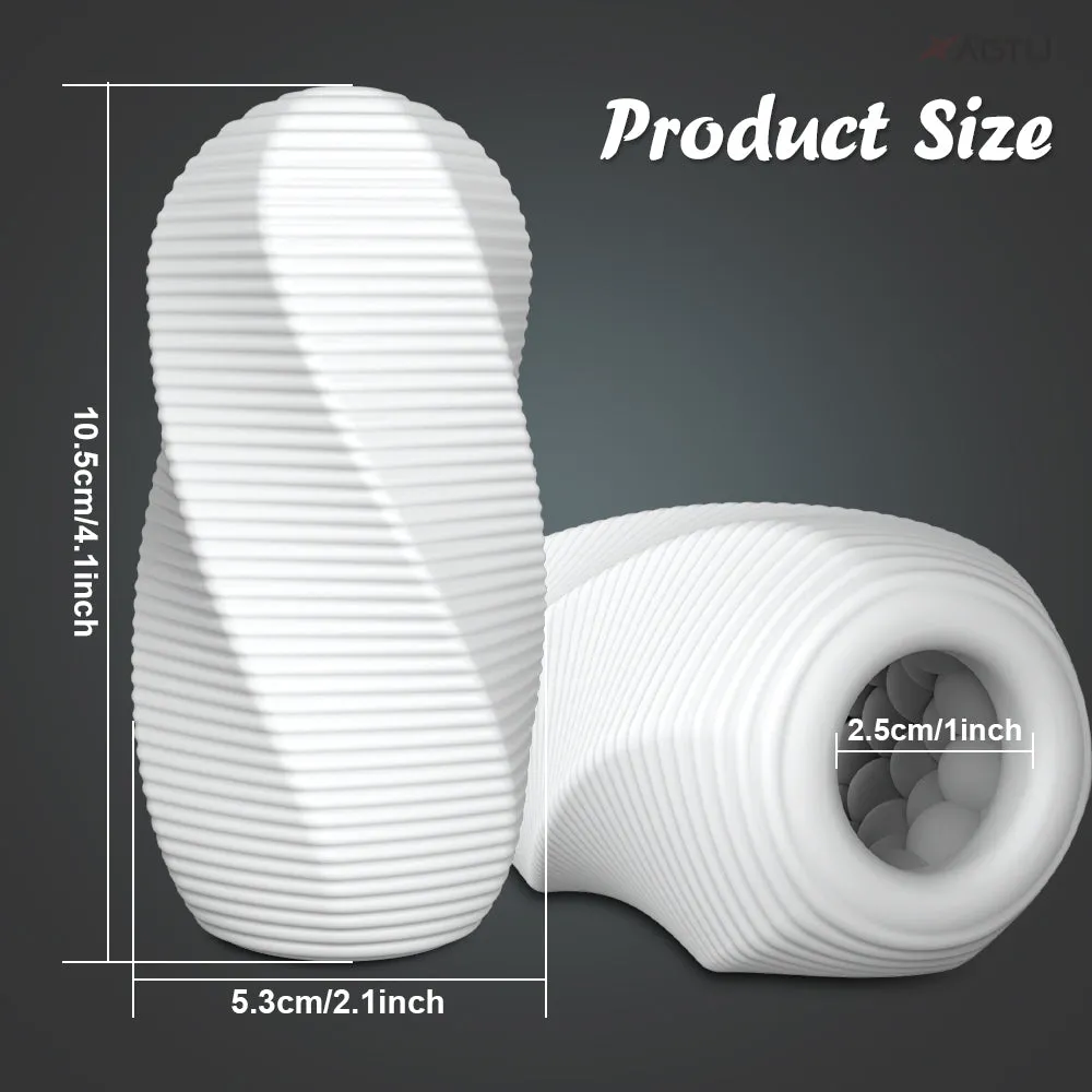Silicone Pocket Pussy Cock Sleeve - Lifelike Vagina Penis Masturbation Cup Sex Toys for Men