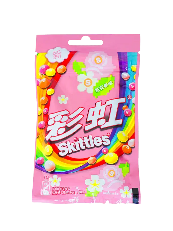Skittles Flower Flavor 1.41oz Peg Bag
