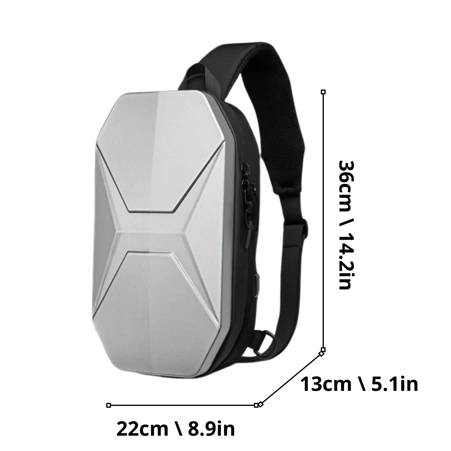Sleek Urbanite Anti-Theft Crossbody Sling