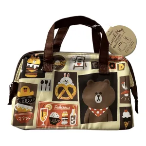 SMALL LINE FRIENDS INSULATED LUNCH BAG