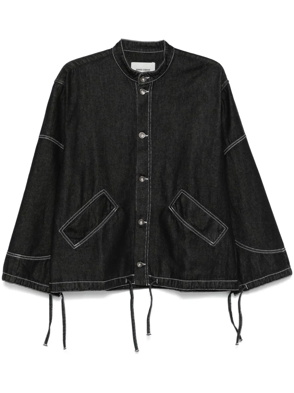 Smiley Denim Jacket - Dark Denim