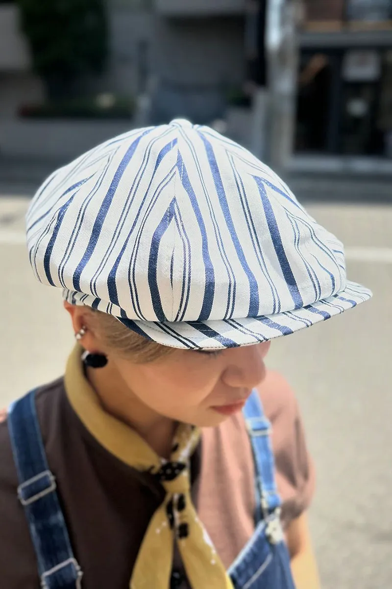 Stripe Denim Casquette