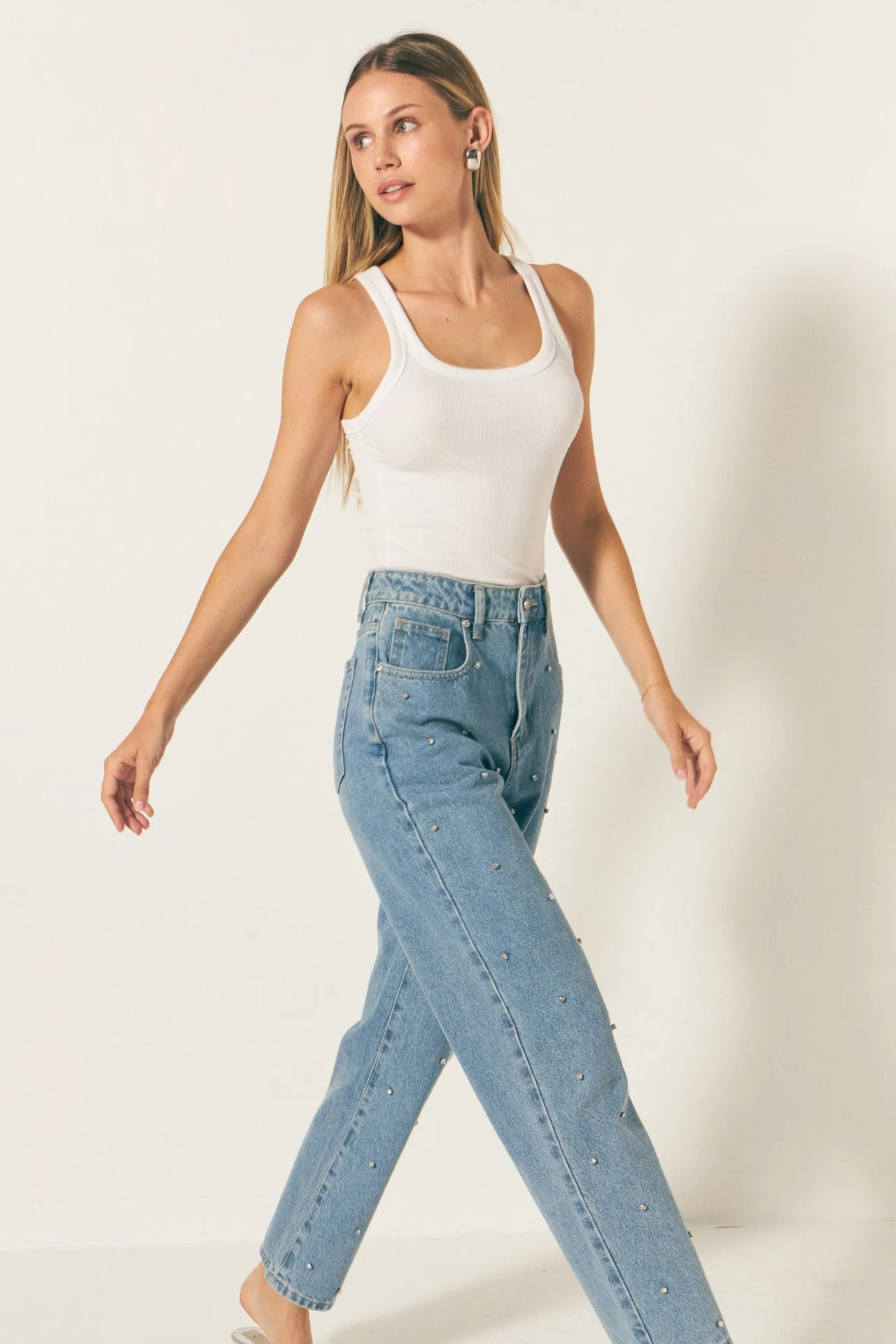 Studded Denim