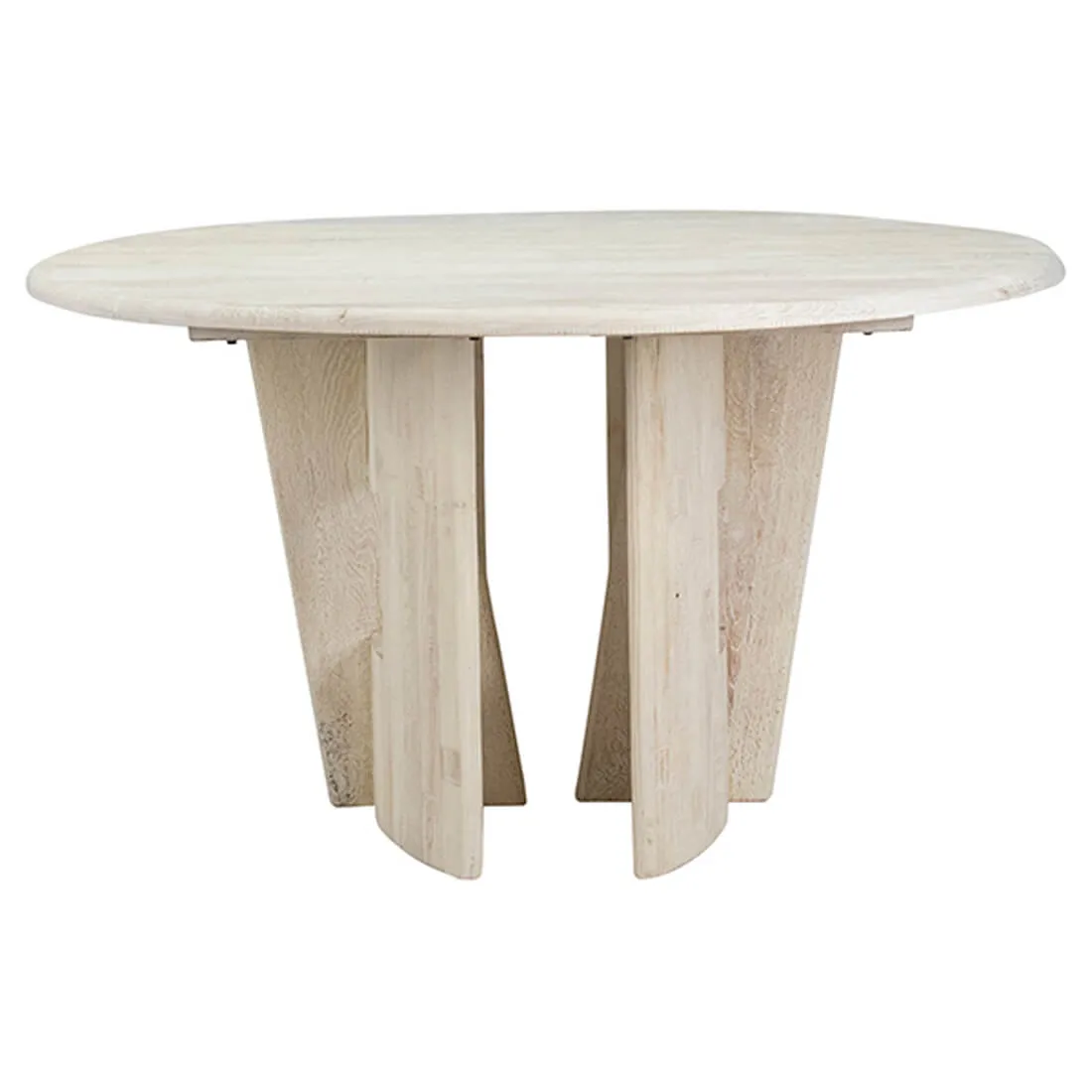 Talitha Round Dining Table, Whitewash