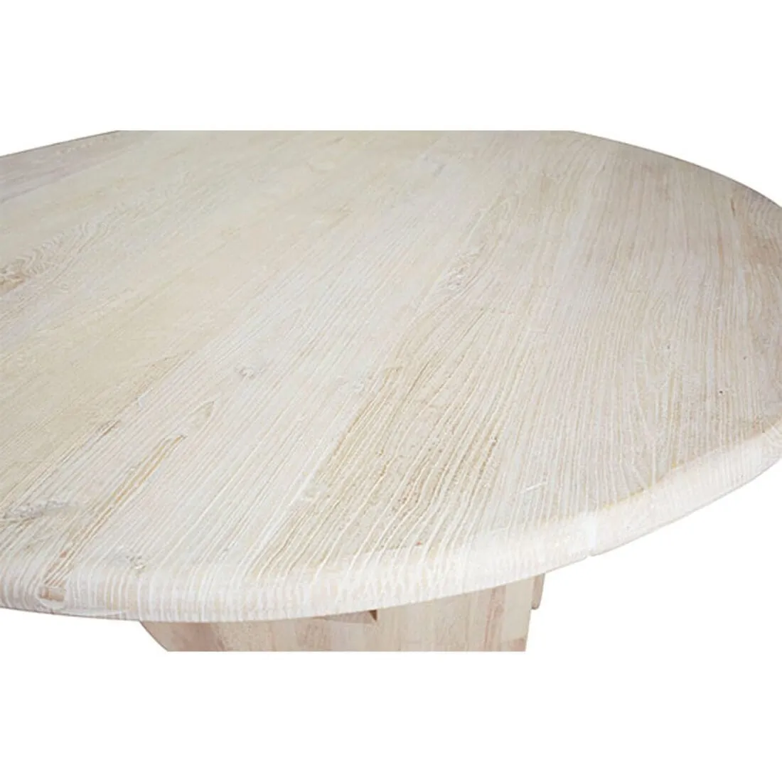 Talitha Round Dining Table, Whitewash