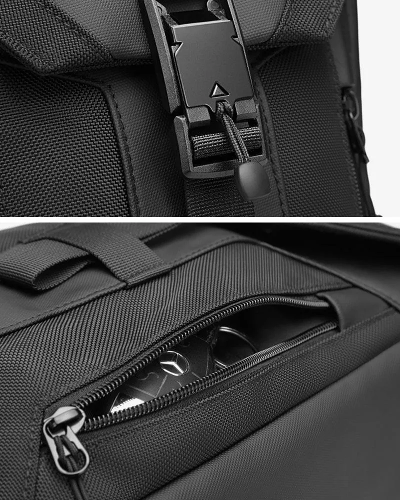 Techwear Casual Travel Waterproof Sling Backpack