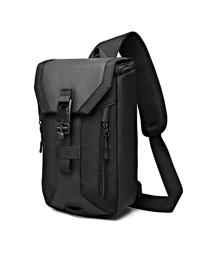 Techwear Casual Travel Waterproof Sling Backpack