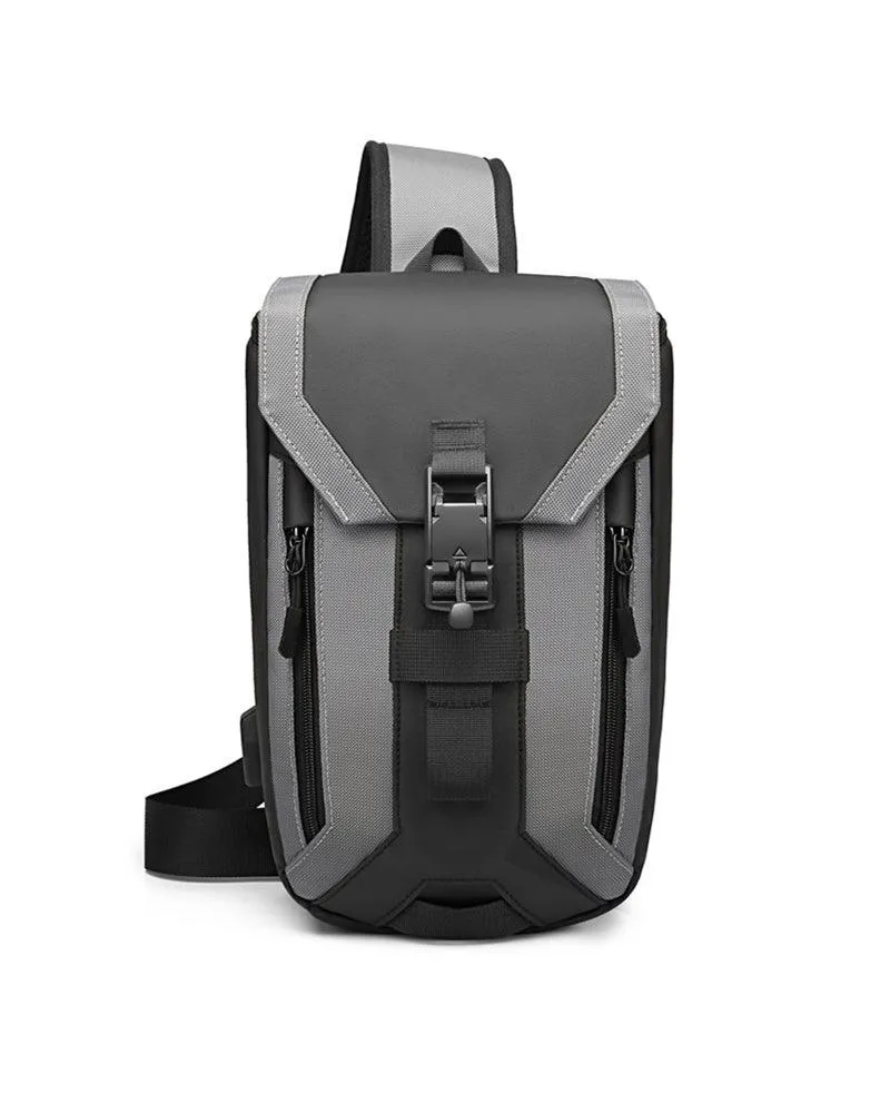 Techwear Casual Travel Waterproof Sling Backpack
