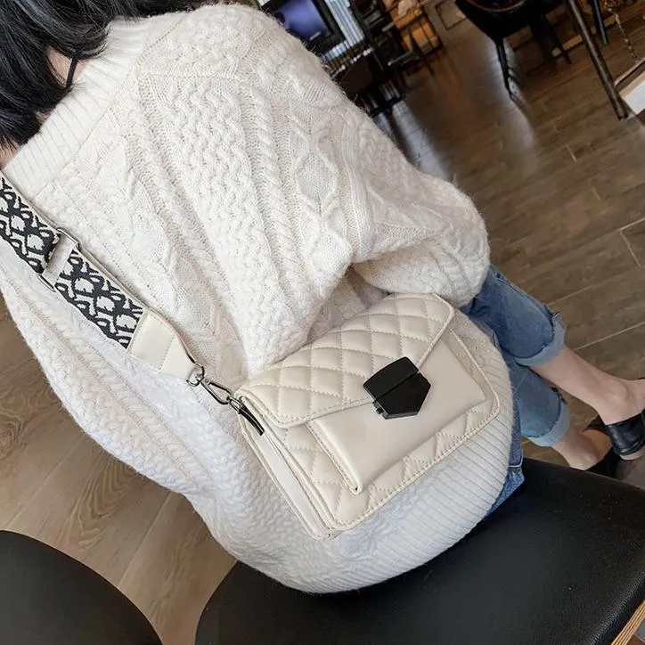 Texture Messenger Bag