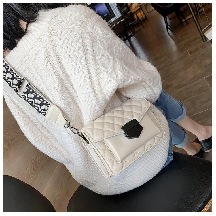 Texture Messenger Bag