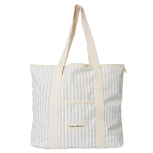 The Beach Bag - Lauren's Sage Stripe