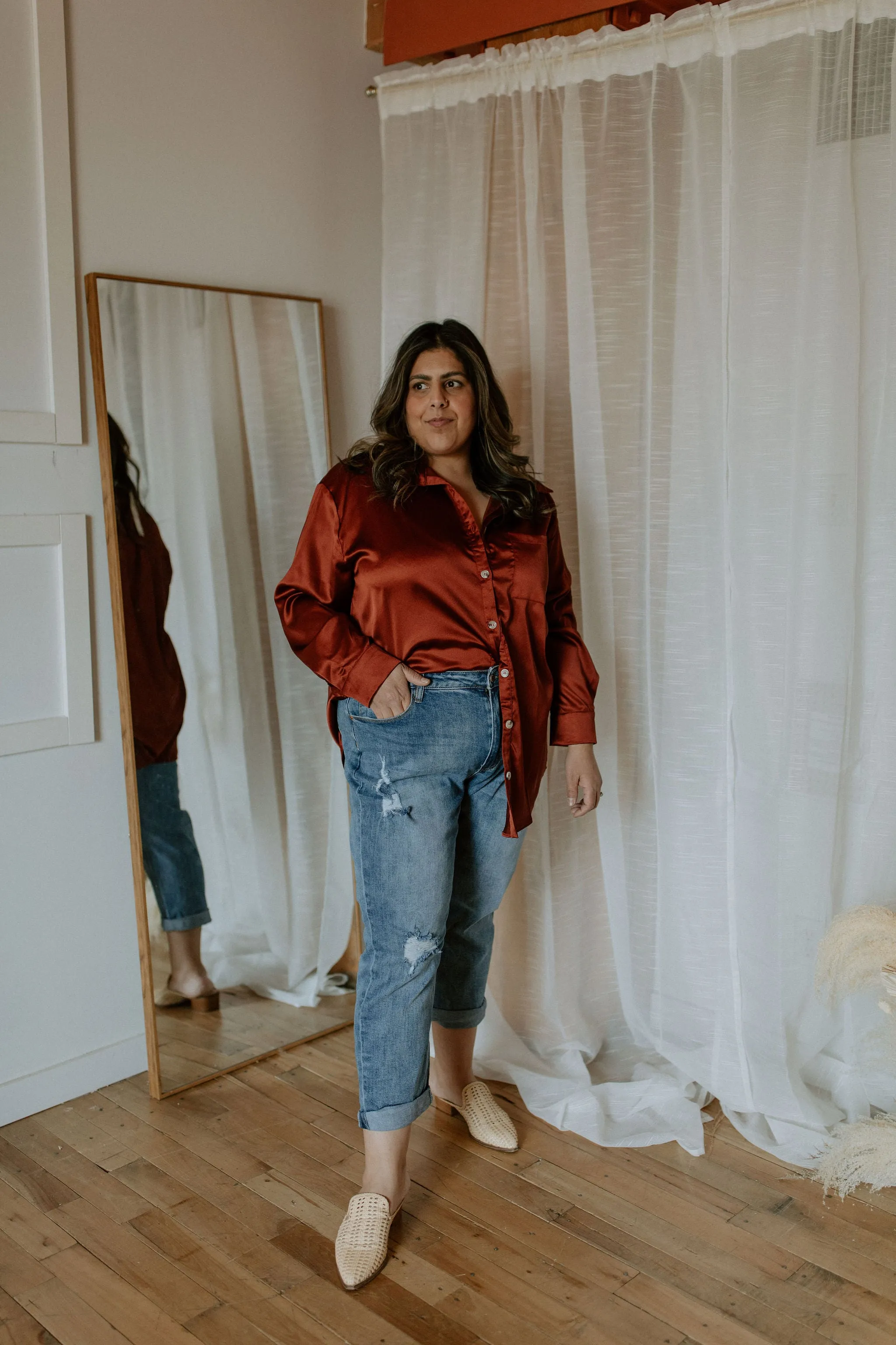 The Erin High Rise Mom Jean - PLUS