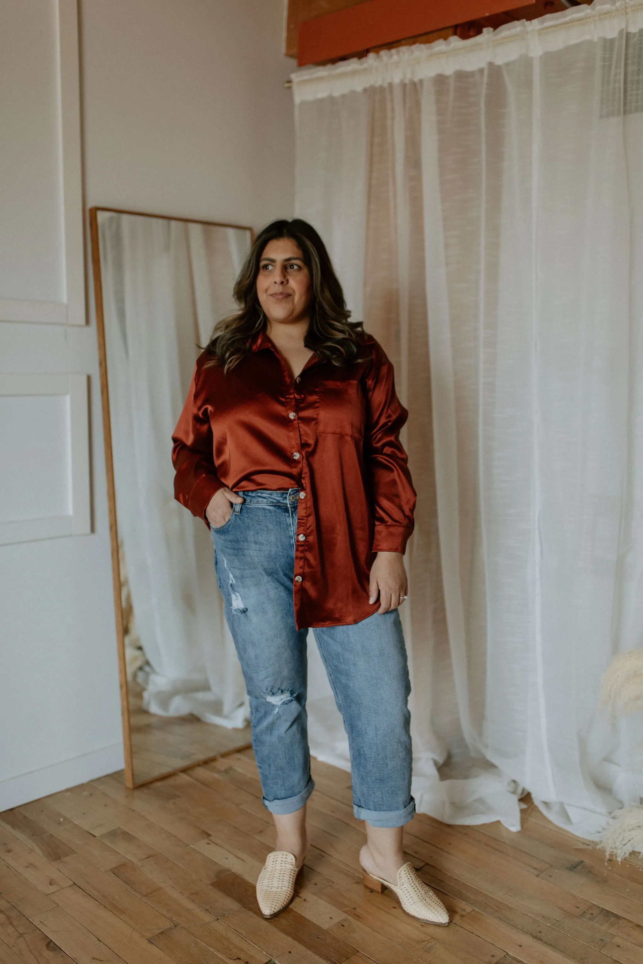 The Erin High Rise Mom Jean - PLUS