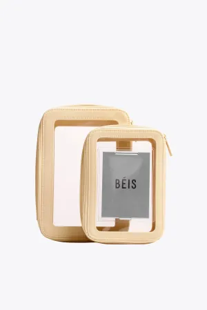 The In Flight Cosmetic Set in Beige