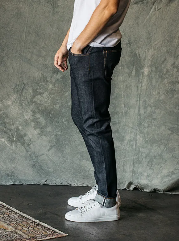 The Scissors Slim tapered- Indigo Raw 10.5oz Selvedge