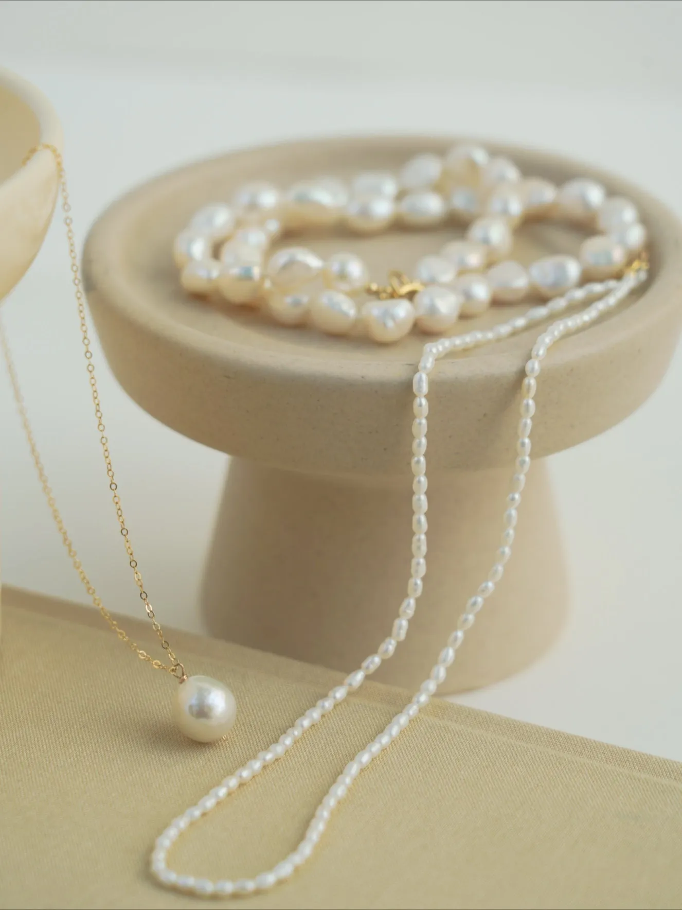 Thousand Faces Series Trio Mixed Necklace