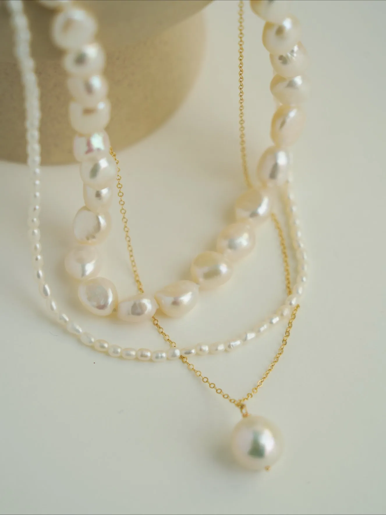 Thousand Faces Series Trio Mixed Necklace