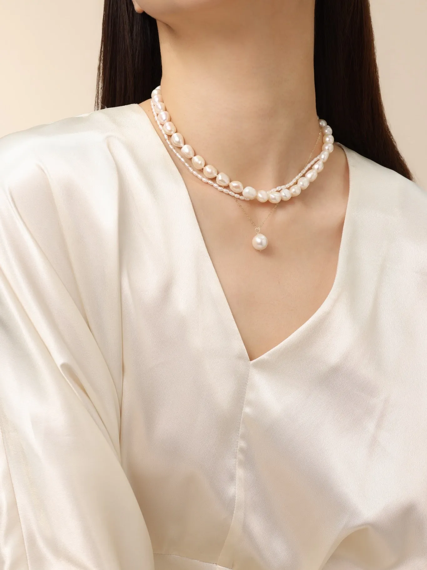 Thousand Faces Series Trio Mixed Necklace