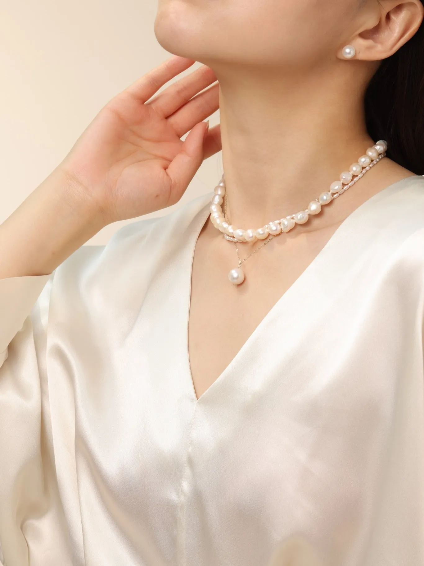 Thousand Faces Series Trio Mixed Necklace