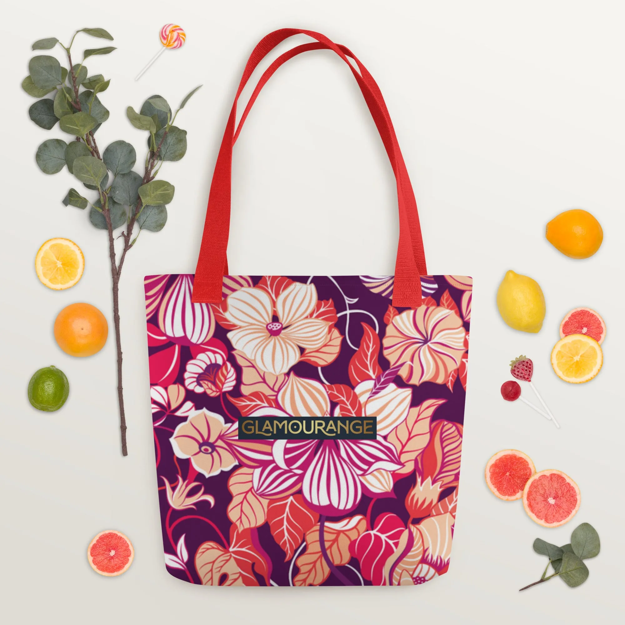 Tote Bag Women Designer (Flower Pattern 001)