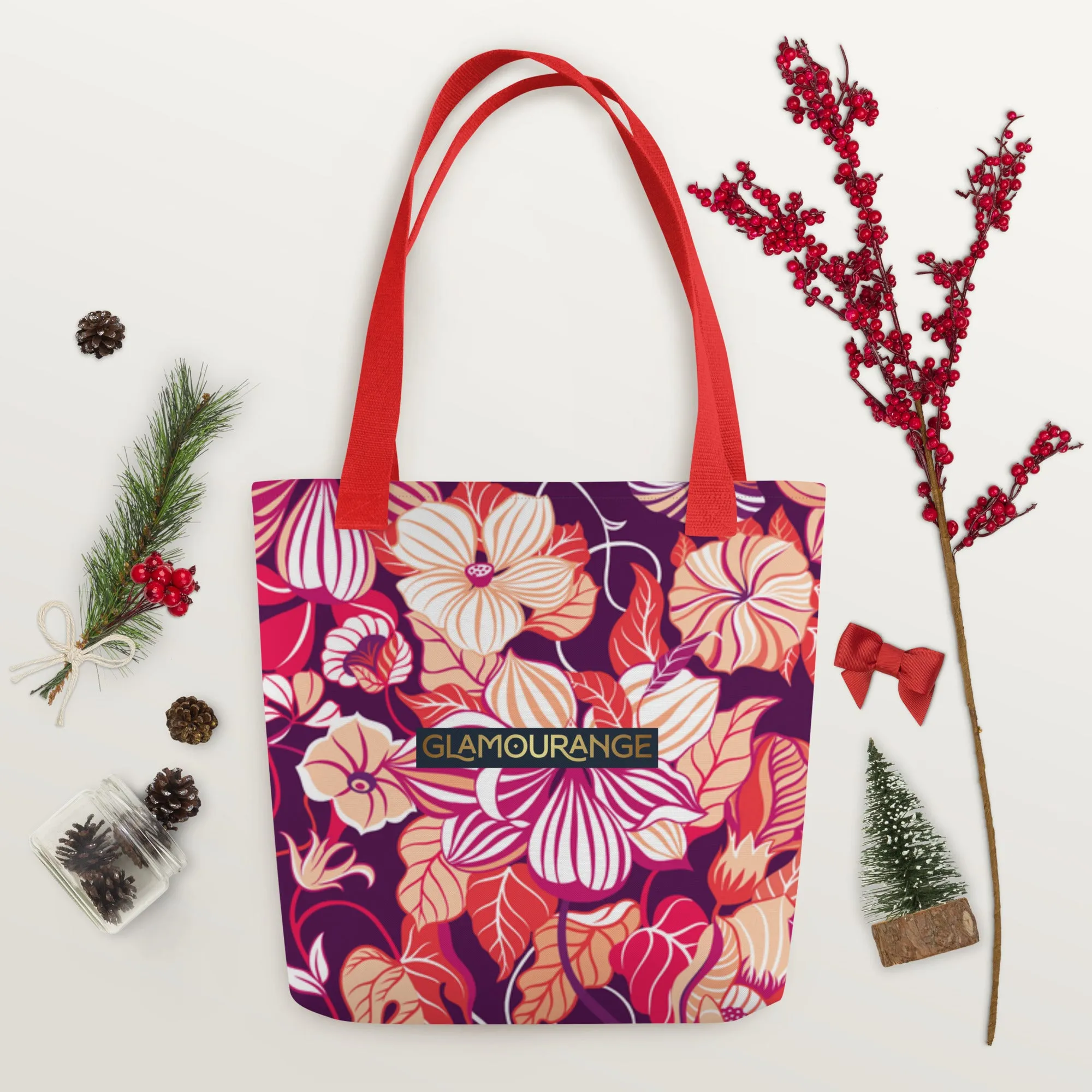 Tote Bag Women Designer (Flower Pattern 001)