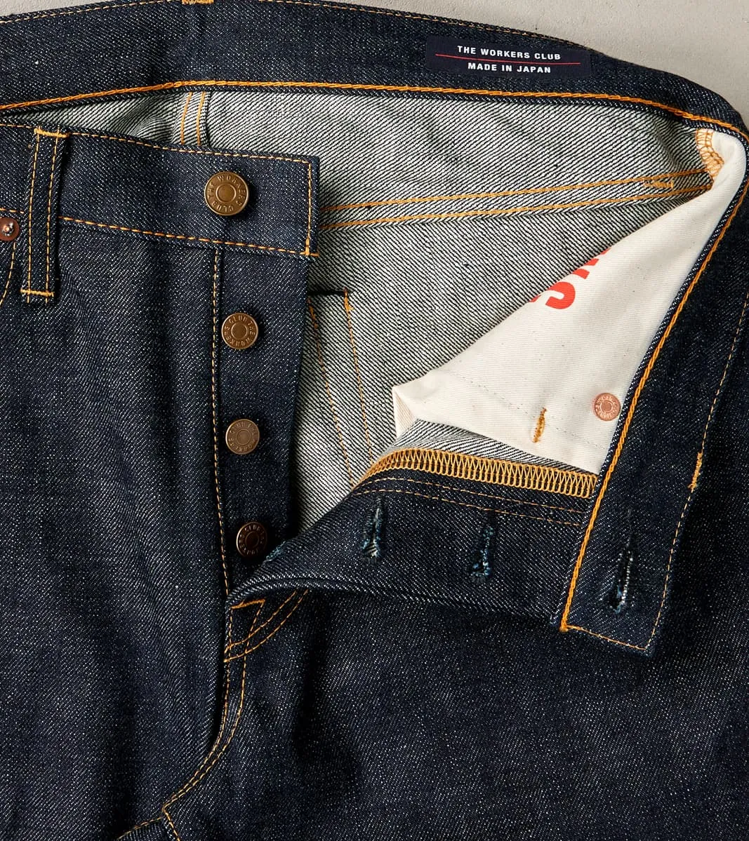 TWCXDR-005 - Relaxed Tapered - Raw Indigo