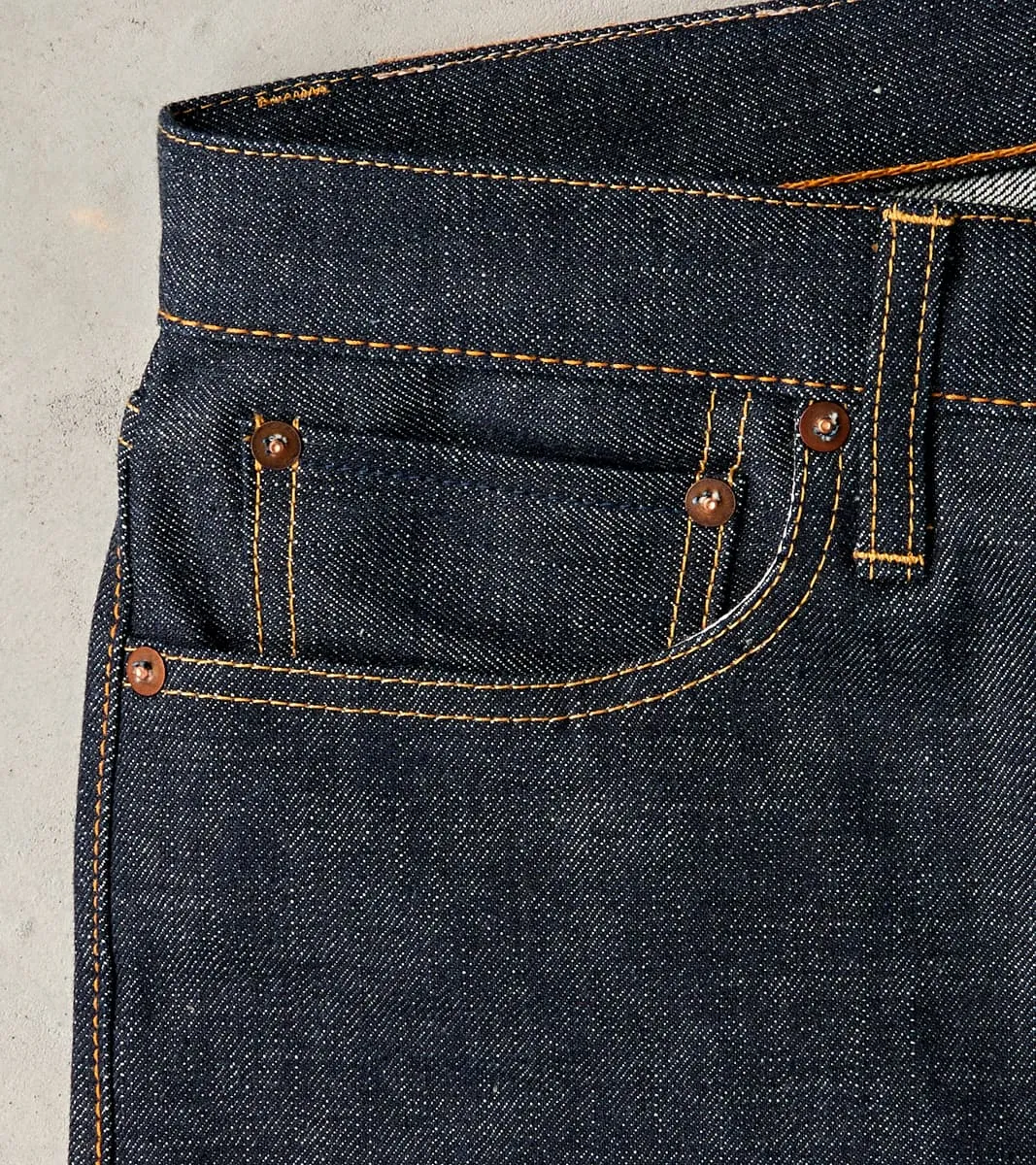 TWCXDR-005 - Relaxed Tapered - Raw Indigo