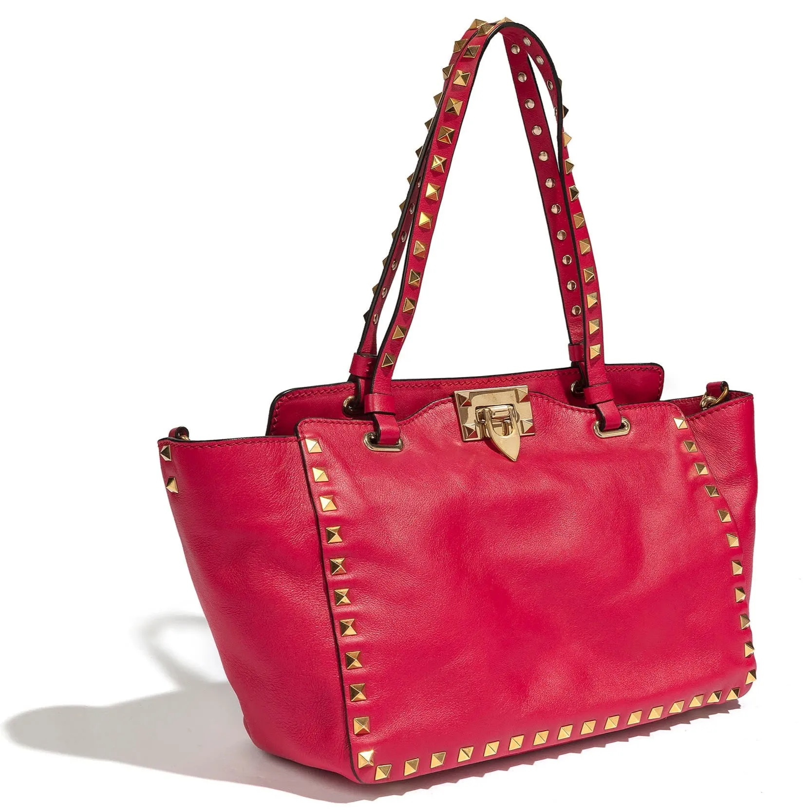 Valentino Pink Rockstud Tote Bag