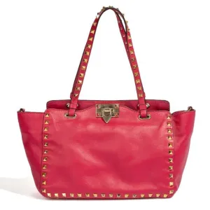 Valentino Pink Rockstud Tote Bag