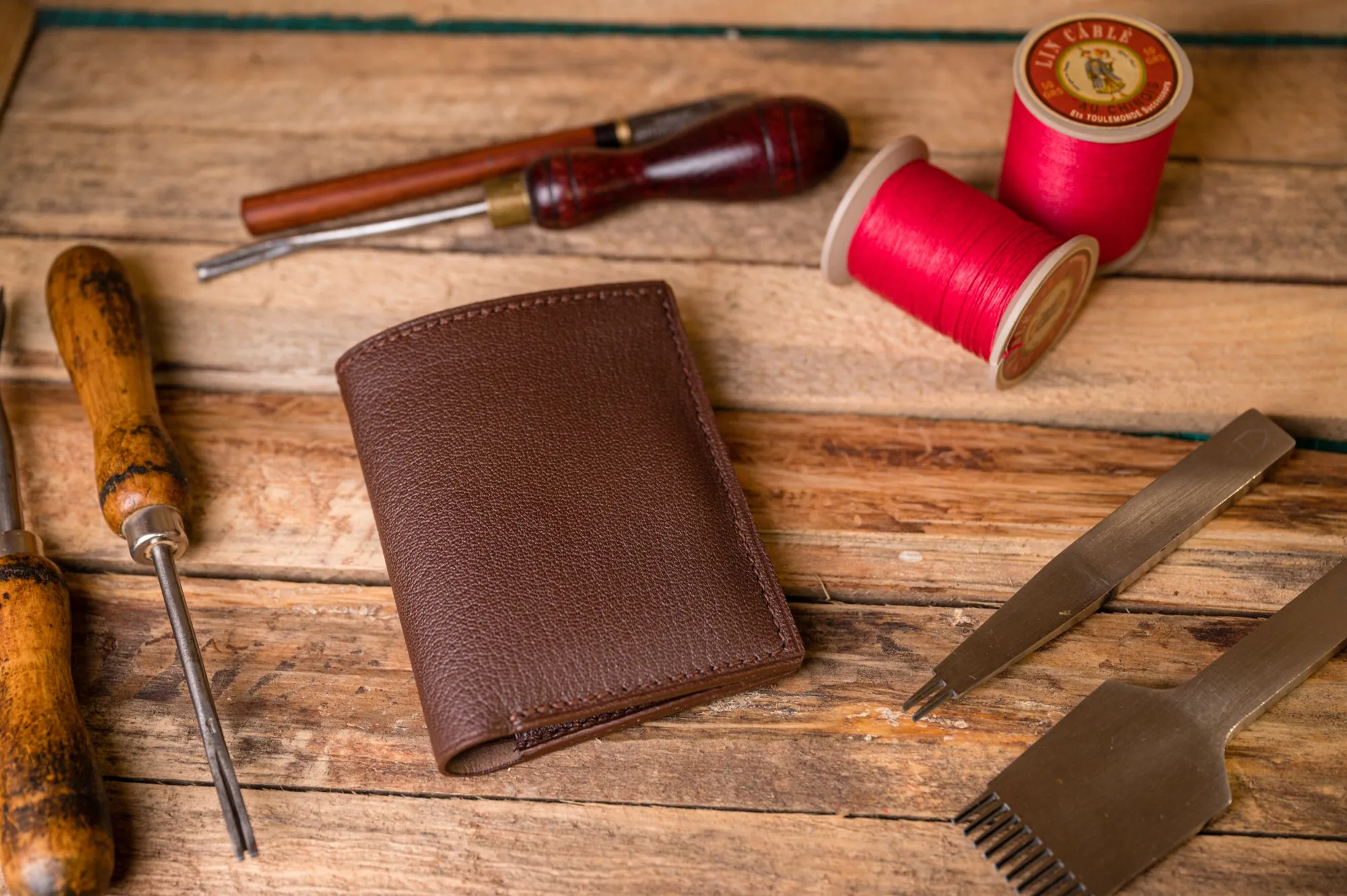 Vertical Bifold Wallet