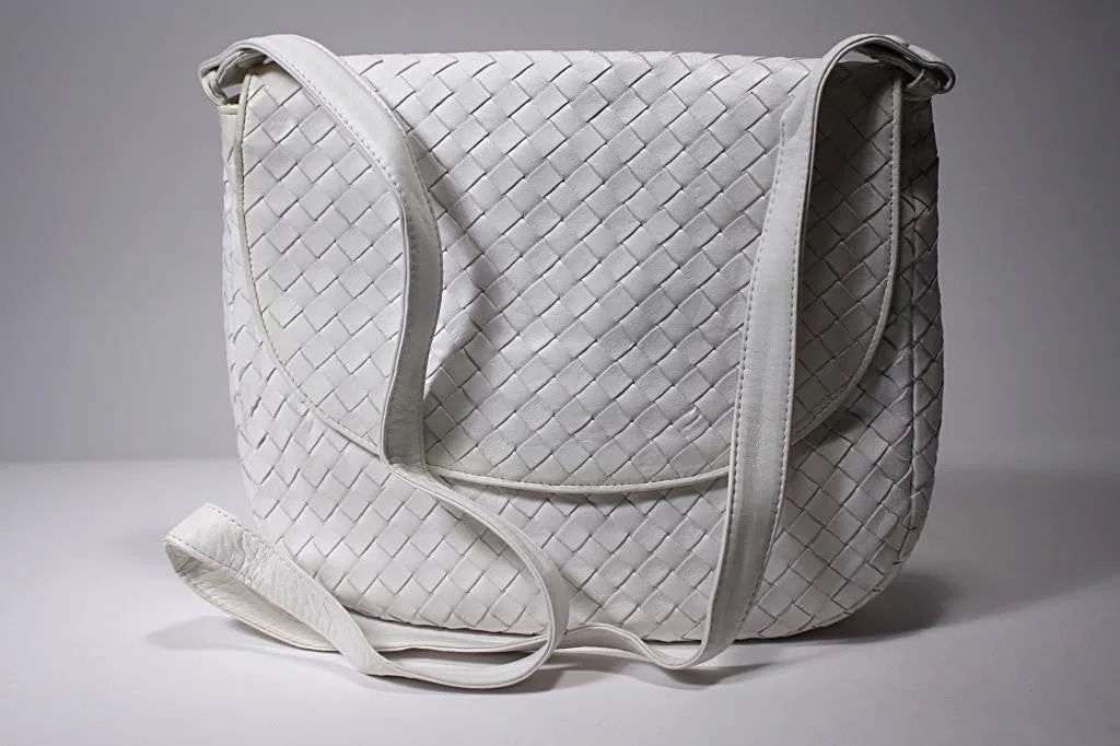 Vintage BOTTEGA VENETA Woven Leather Handbag