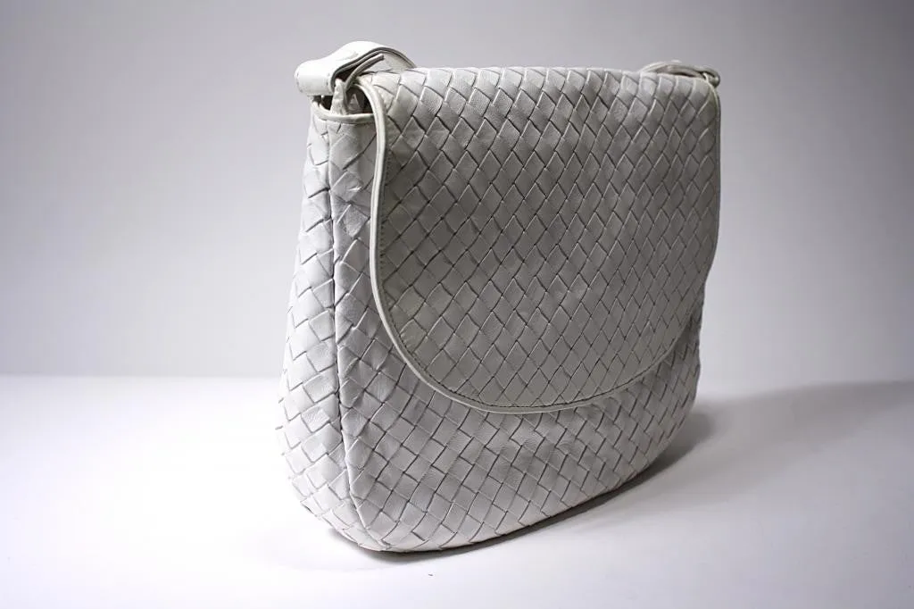 Vintage BOTTEGA VENETA Woven Leather Handbag