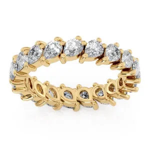 Vintage-Inspired Women's Eternity Band with Lab-Grown Diamonds - The Kyoto Wedding Band