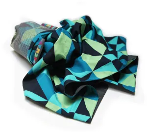 Waterproof Harlequin Print Picnic Blanket, Family Size