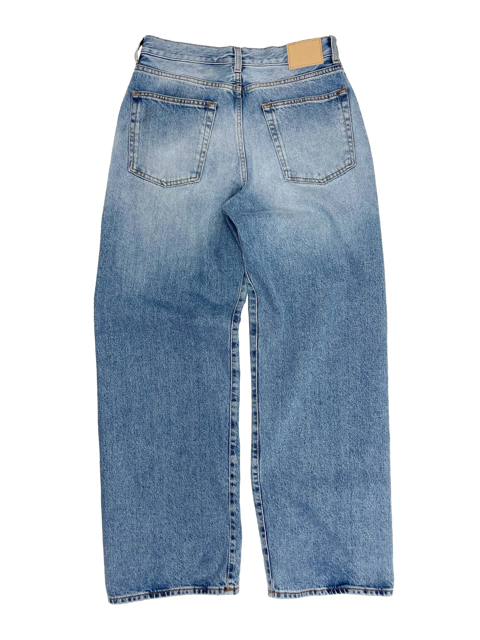 Wide Jean in Broken Blue