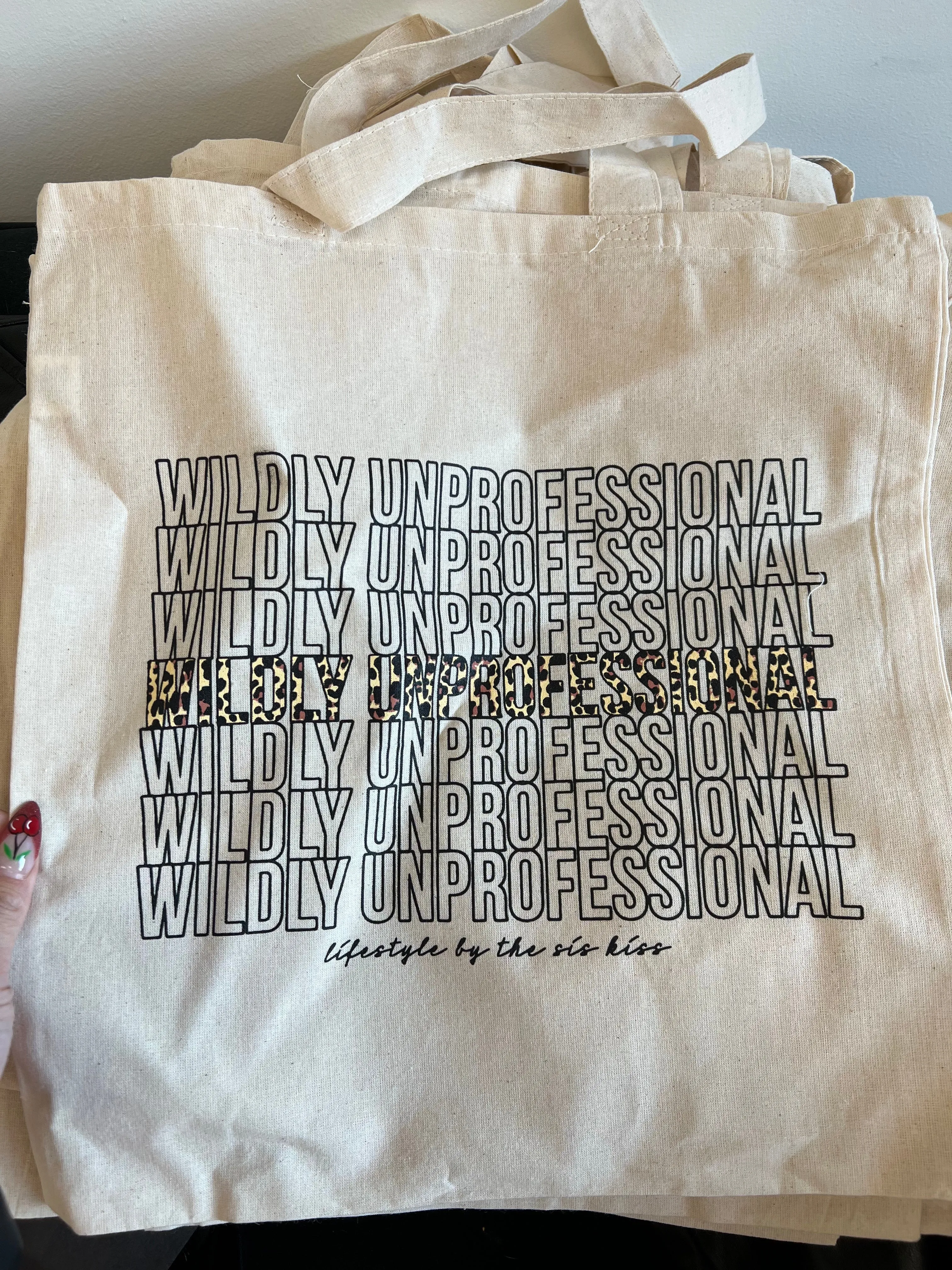 Wildly Unprofessional ™️ Tote Bag