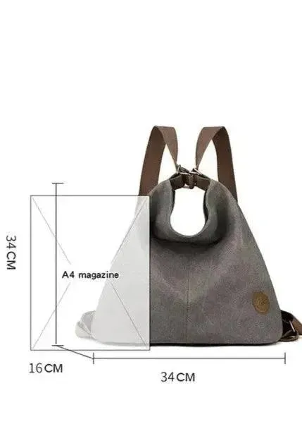 Women's Designer Canvas  Backpack