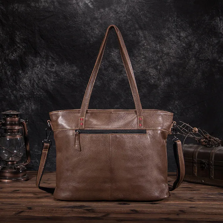 Women's Hobo Leather Fringe Handbags Purse Tote Bag With Zipper for Women