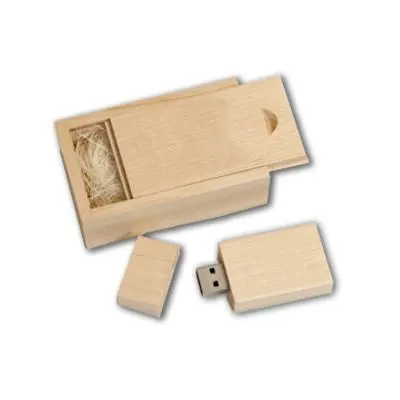 Wooden Rectangle USB Flash Drive