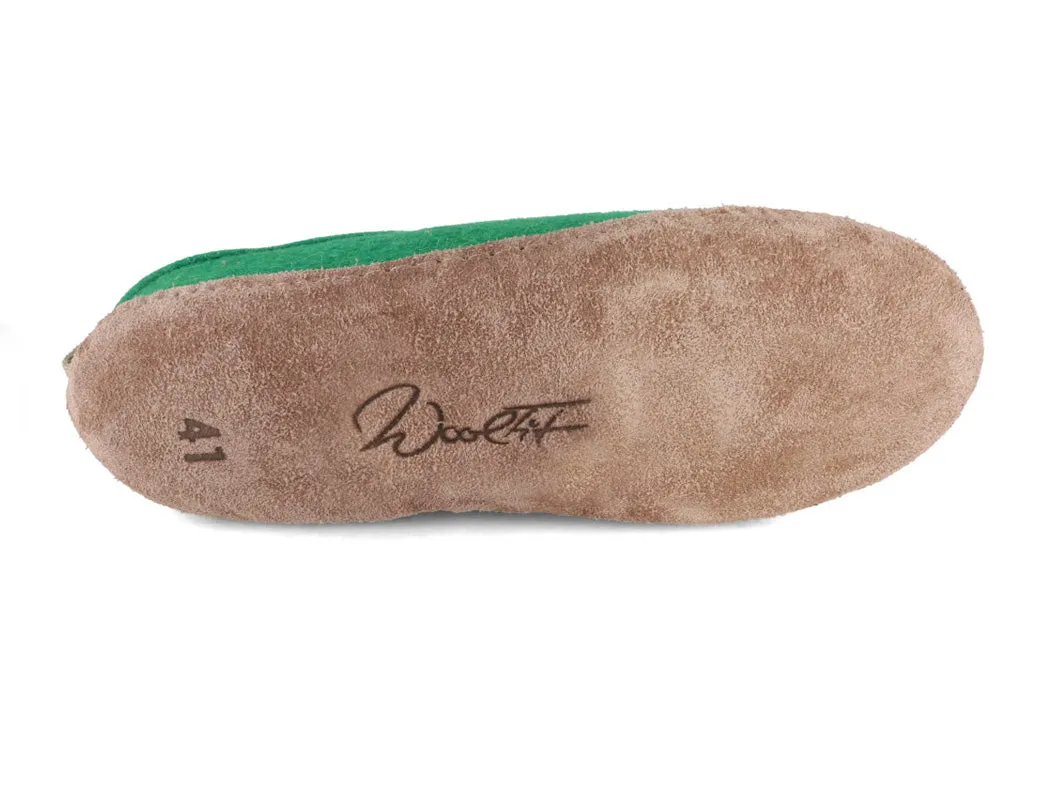 WoolFit 'Tundra' Eco-Friendly Slippers, green