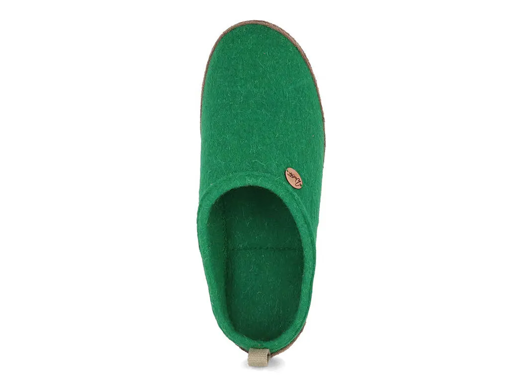 WoolFit 'Tundra' Eco-Friendly Slippers, green