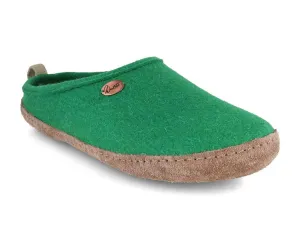 WoolFit 'Tundra' Eco-Friendly Slippers, green