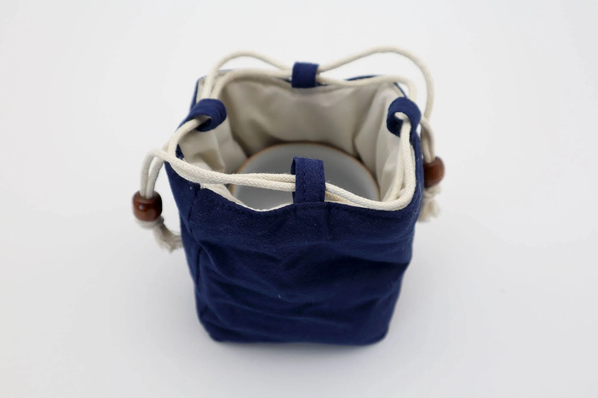 Zen style mini picnic tea cup bag