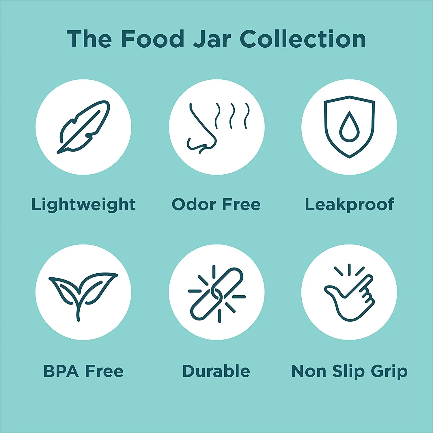 Zoku Neat Stack Wide Mouth Insulated Food Jar – Teal – 10oz